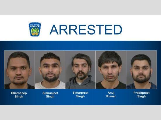 Canada: Five Punjabis arrested in connection with theft of Liqour, two at large