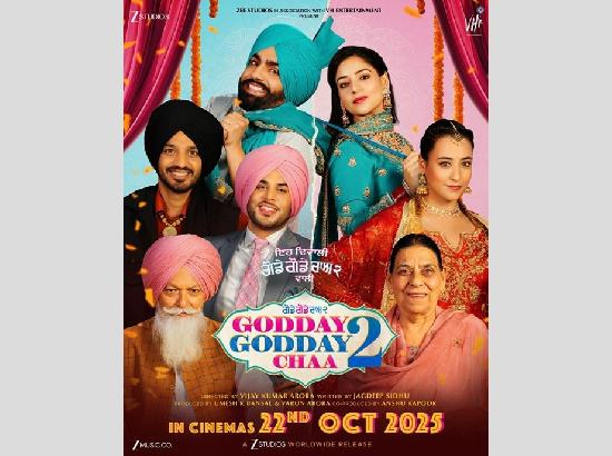 Ammy Virk and Tania gear up for laughter riot in ‘Godday Godday Chaa 2’