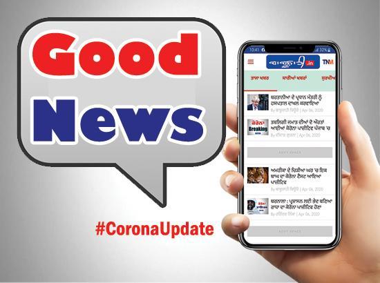 No news case of coronavirus reported from Chandigarh today