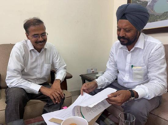 Gopal Singh Kotfatta Advocates for Reconstruction of Watercourses in Bathinda Rural