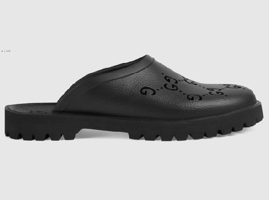 Gucci Launches Perforated Rubber Shoes That Look Like Crocs Priced
