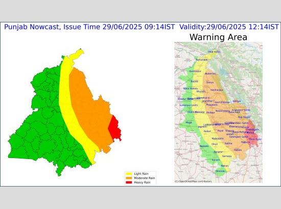 IMD predicts heavy rainfall in these districts of Punjab