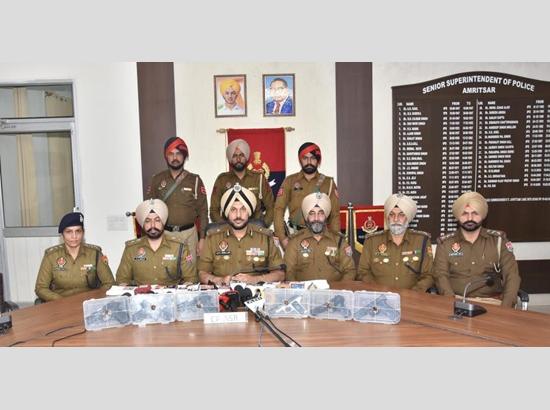 Cross-border arms smuggling module busted in Amritsar, juvenile among 6 held 6 pistols