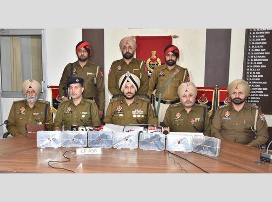 Two linked to cross-broder smuggling module held with seven sophisticated pistol