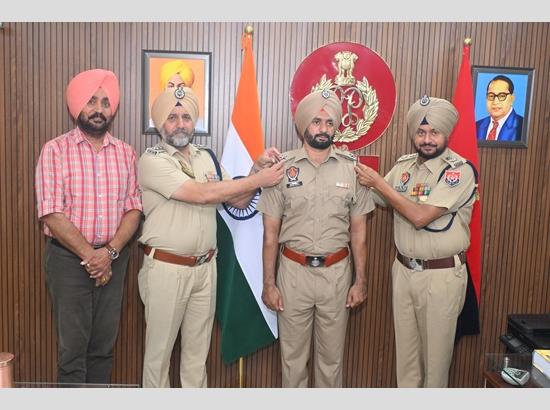 Gurjit Singh promoted as Assistant Sub-Inspector 