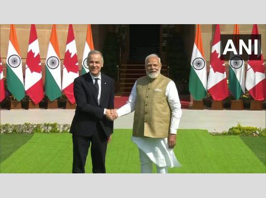 Prime Minister Narendra Modi meets Canadian Prime Minister Mark Carney
