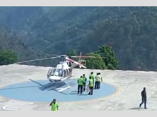 Kedarnath Helicopter services suspended due to bad weather