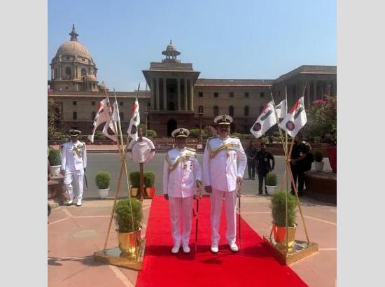 Admiral Krishna Swaminathan assumes command as 27th Chief of Naval Staff
