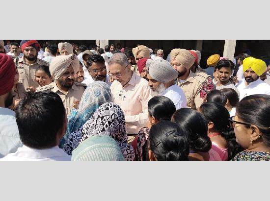 Health Minister Dr. Balbir Singh visits disease-hit village Hazara Singh Wala; Guarantees free treatment, calls for cleanliness