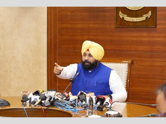 No pharmacy exam paper was leaked in Punjab, says Minister Harjot Bains; Watch Video