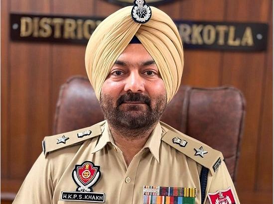 Harkamal Preet Singh Khakh, PPS, Assumes Charge as SSP Malerkotla