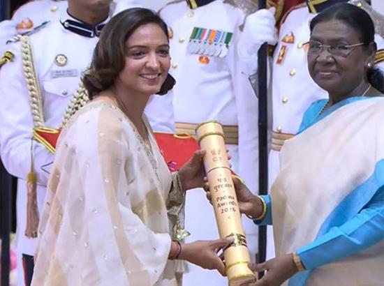 Harmanpreet Kaur conferred Padma Shri after historic World Cup triumph