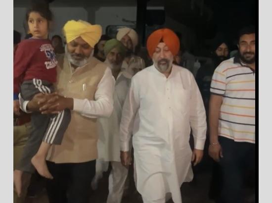 Minister Harpal Cheema hands over abducted child to parents in Ludhiana; Watch Video