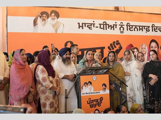 Harsimrat Badal calls for Kisan Andolan-style women’s movement against drugs in Punjab