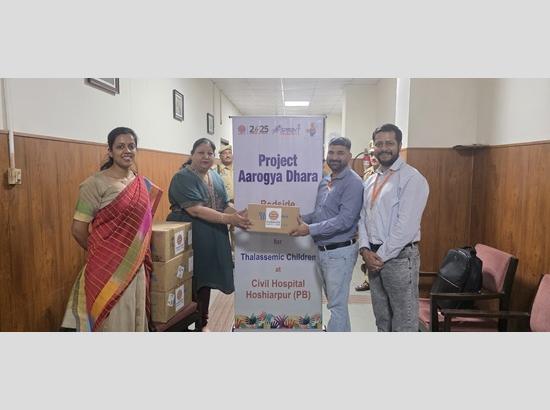 IndianOil donates 1000 bedside units for Thalassemia patients in Hoshiarpur