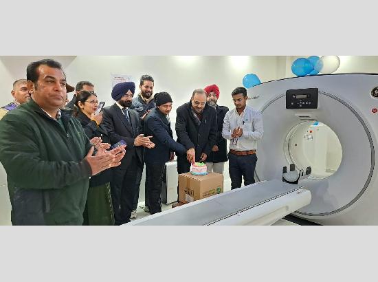 Nawanshahr residents get New Year gift; Newly set up CT scan facility in Local Civil Hospital Made Functional