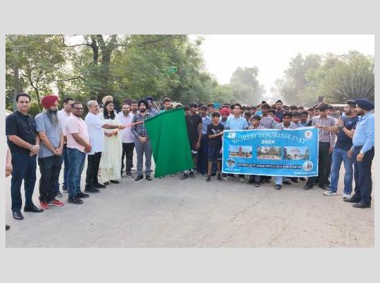 Ferozepur celebrates World Tourism Day with Cycle Rally-Marathon