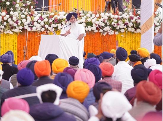 
Will always defend Punjab, Punjabis, the Khalsa Panth and SAD's honor - Sukhbir Singh Badal 
