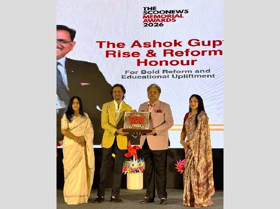 Dr Anirudh Gupta honoured with ‘Ashok Gupta Rise & Reform Honour’

