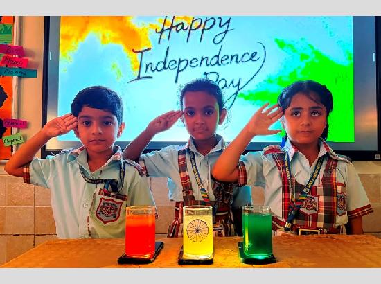 Students celebrate Independence Day with patriotic fervour