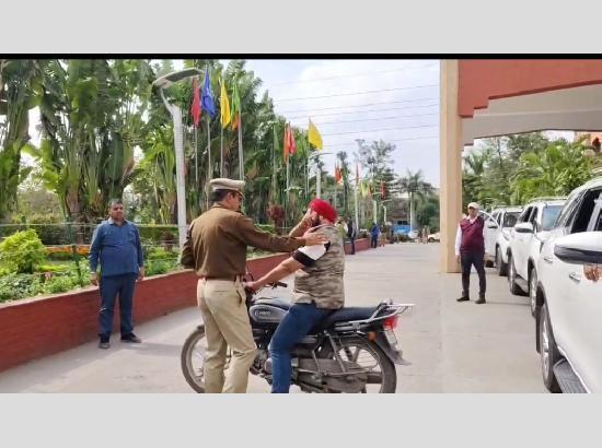 Ruckus during pre-budget meeting in Panchkula, unknown person who entered CM's convoy taken into custody