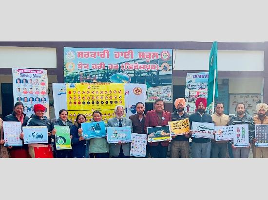 Mayank Foundation-Police Traffic Cell join hands for road safety awareness in Ferozepur