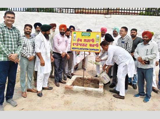 IFFCO distributes saplings to promote environmental conservation