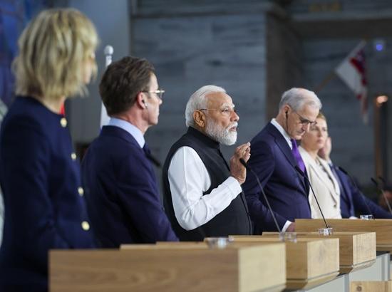 PM Modi takes part in third India-Nordic Summit, says democracy, rule of law make us 