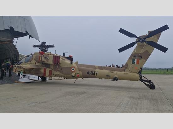 Indian Army inducts first batch of Apache helicopters