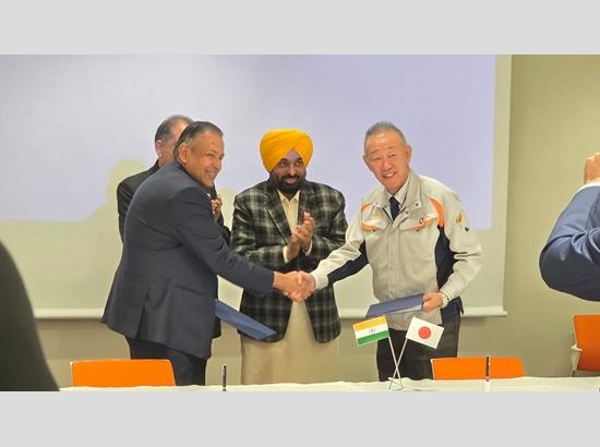 Day 3 in Japan: Aichi Steel signs MoU with Vardhman in presence of CM Mann, plans Rs 500 crore investment in Punjab