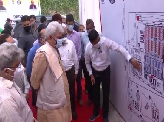 LG Manoj Sinha dedicates DRDO's 500-bedded COVID hospital in J-K to people