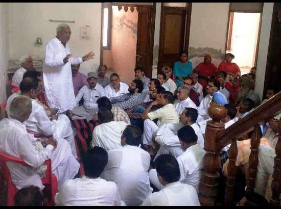 Jyani appeals Fazilka residents to ask their Gurdaspur relatives to vote for BJP