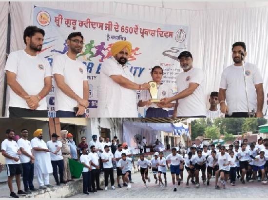 ‘Run for Equality’ Marathon held in Ferozepur to mark Guru Ravidas Ji’s 650th Prakash Purab

