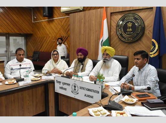 Rangla Punjab Vikas Scheme; Minister Khudian approves Rs. 43.79 crore development projects in Jalandhar