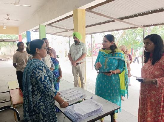 DC-cum-DEO Komal Mittal Reviews SIR-2026 Enumeration Drive; Visits Multiple Polling Booths in SAS Nagar