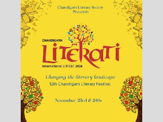 Chandigarh: 12th Edition of Literati 2024 to be held on Nov 23-24