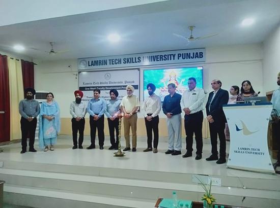 7-day Faculty Development Programme inaugurated at Lamrin Tech Skills University, Punjab