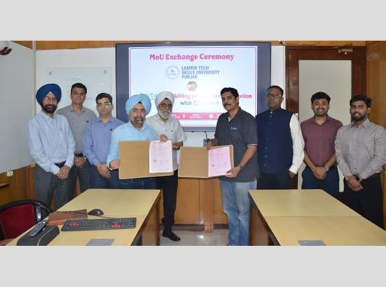Lamrin Tech Skills University Punjab signs MoU with ByteXL as Skilling Partner