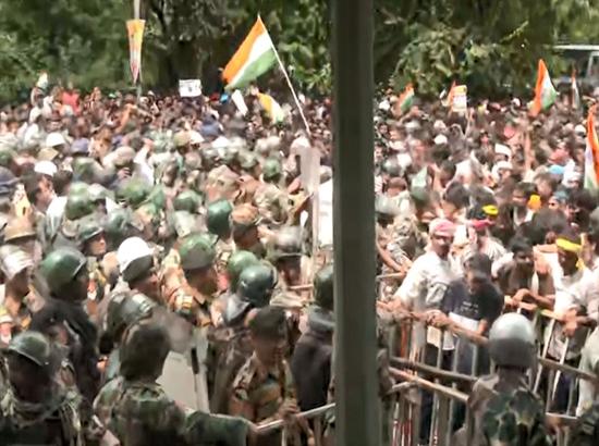Jharkhand Police resort to lathi charge during 'Vidhan Sabha gherao' march against exam irregularities