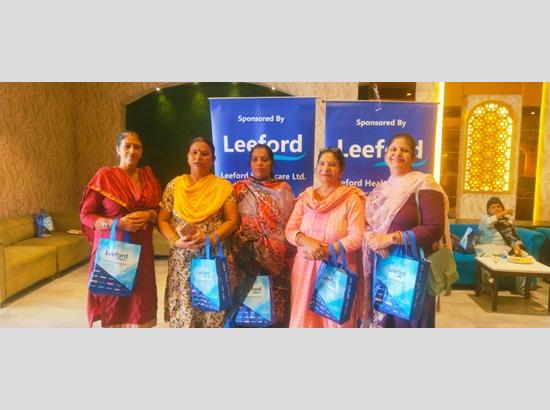 Leeford Healthcare organises bone health and osteoporosis awareness camp for women