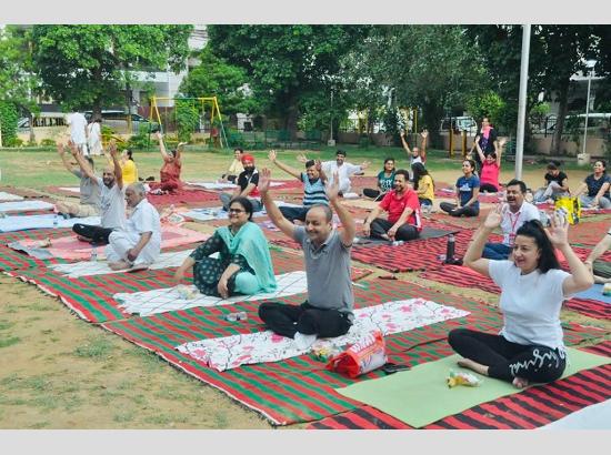 MLA Beri exhorts people to make Yoga an integral part of their lives to combat COVID 19