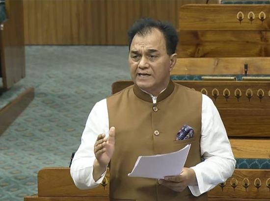 MP Dr. Raj Kumar Chabbewal seeks special package of Rs. 20,000 Crore to Punjab for crop diversification