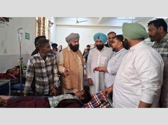 MP Ghubaya meets 19 hospitalised children after Leptospirosis outbreak; All stable, probe into contaminated water ordered