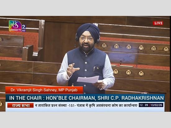 MP Vikramjit Sahney seeks higher AIF cap, immediate release of Punjab’s pending RDF