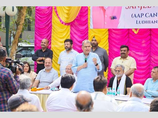 Ludhiana: Tagore Nagar residents back MP Sanjeev Arora ahead of elections