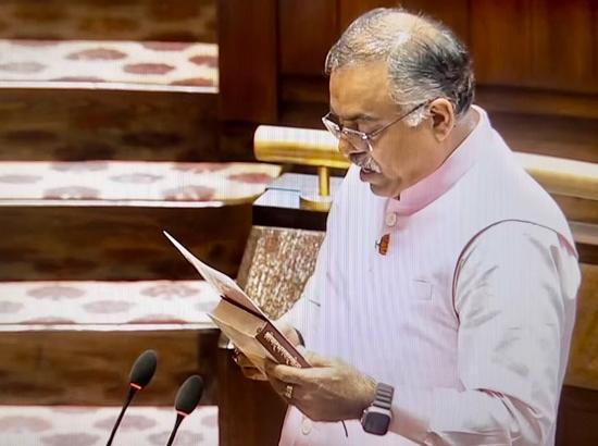 Tarun Chugh  takes oath in mother tongue Punjabi as Rajya Sabha Member