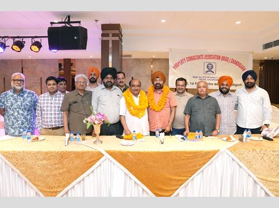 Chandigarh: Madan Lal Garg unanimously nominated President of Property Consultants Association 