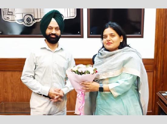 Manisha Rana Assumes charge as M.D of PRTC