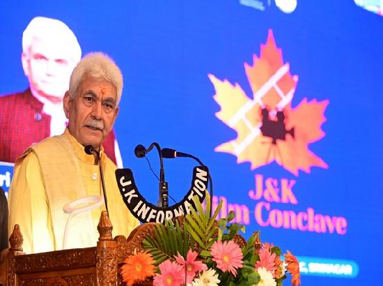 J-K LG Manoj Sinha inaugurates Film Conclave 2024, director Madhur Bhandarkar marks presence