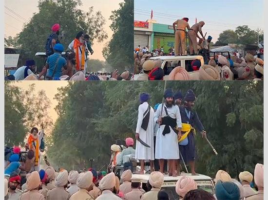 Breaking: Mansa protest turns tense; Lakha Sidhana, Bhana Sidhu among those detained